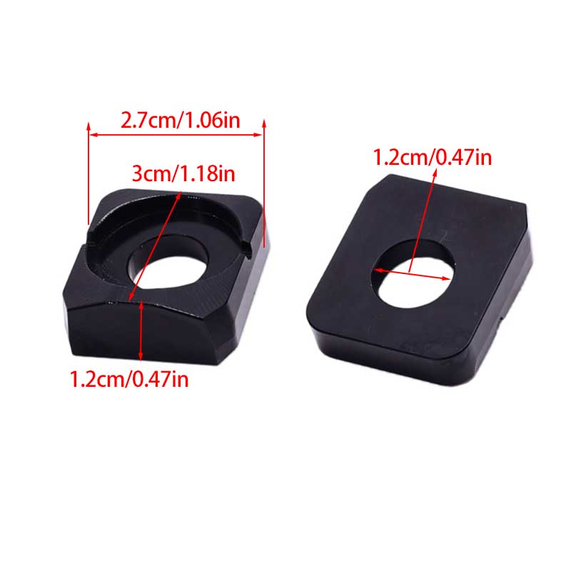 Motorcycle CNC Rear Axle Block - Motorcycle Parts Chain review and price