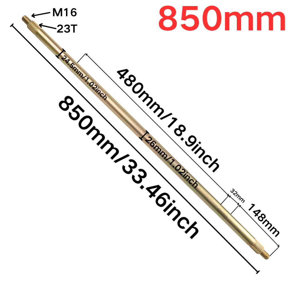 850mm Rear Axle Complete Set W - 428 Chain review and price