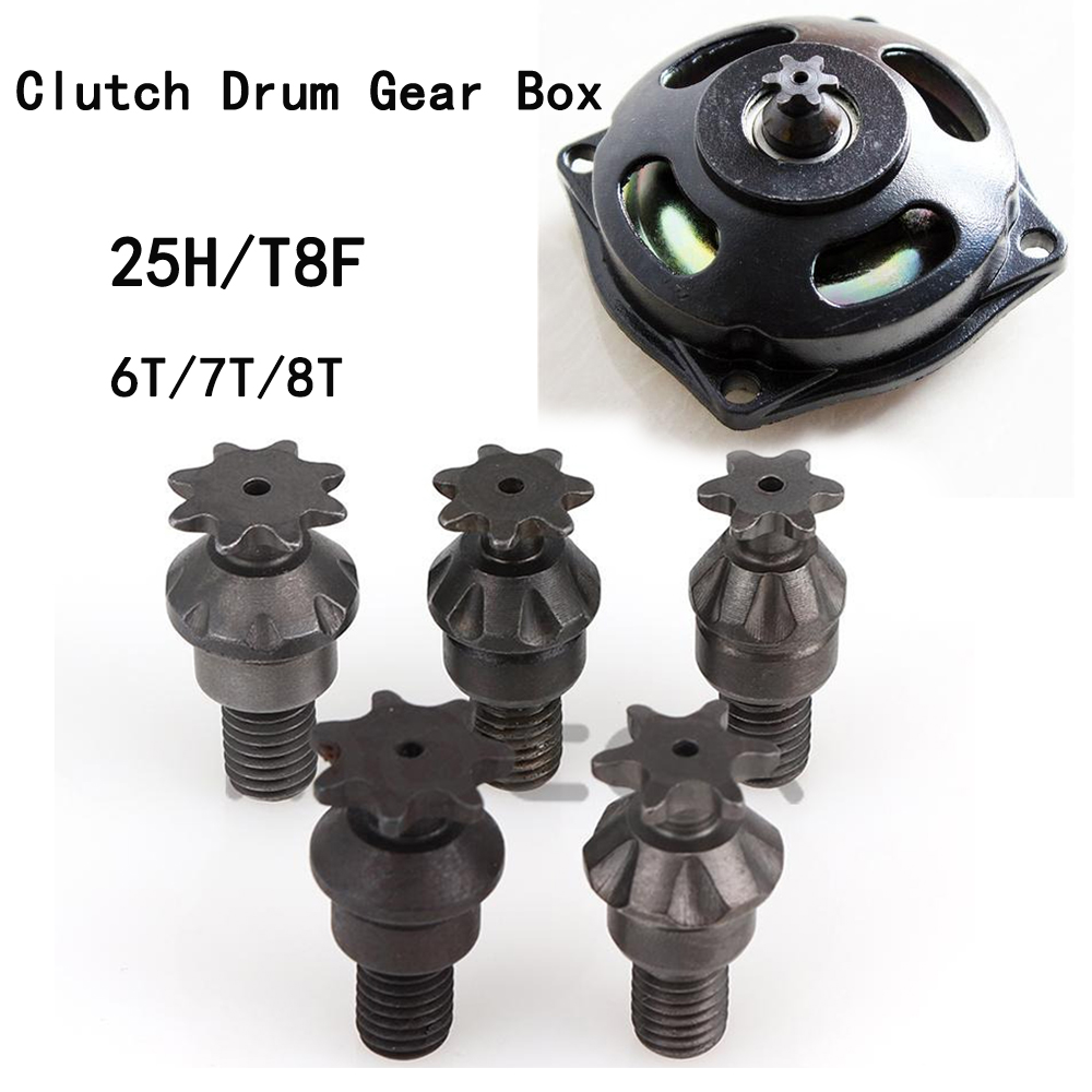 25H T8F 6/7/8 Teeth Clutch Dru - Chain Sprocket Set review and price