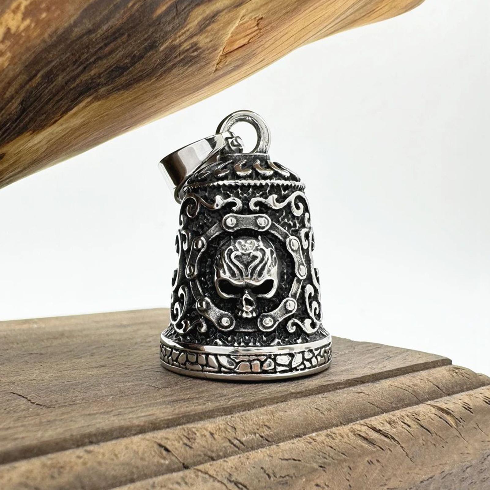 Skull Bell Charm Motorcycle Be - Motorcycle Chain review and price